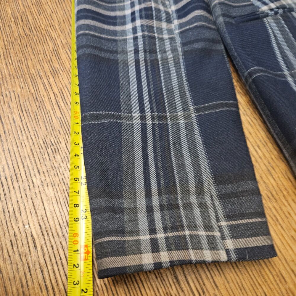 Tommy Hilfiger Navy Plaid Blazer - Picture 13 of 15